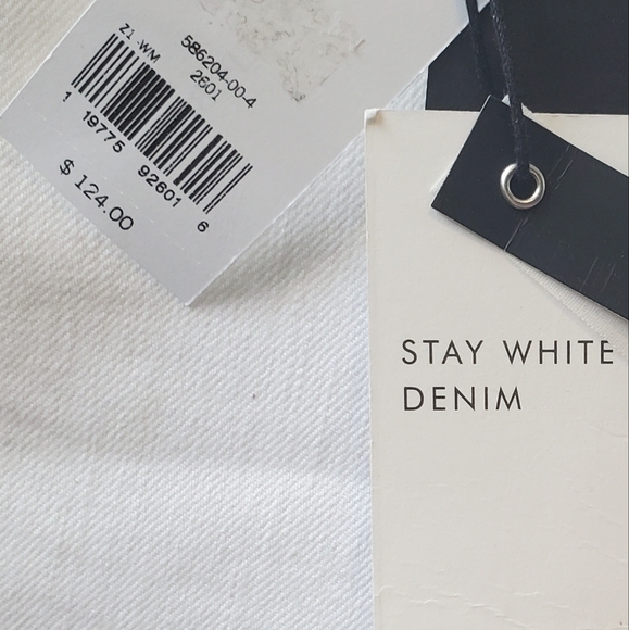 NWT Banana Republic Stay White Denim Mid Rise Skinny Jeans - Picture 4 of 9